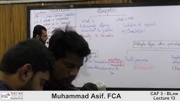 Caf 3 | Sir Asif Lecture 13