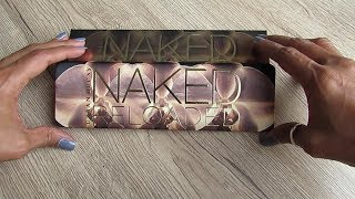 Urban Decay Naked Reloaded Palette Unboxing + Live Swatches | LatteGirl