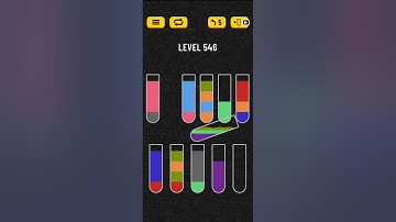 Water sort puzzle level 546