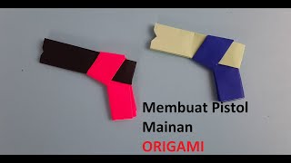 Ide kreatif pembelajaran PAUD | Tema profesi polisi | Membuat Origami pistol