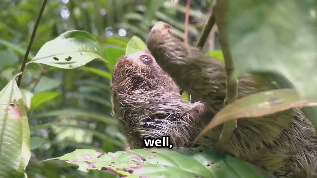 The Adorable Life of a Tree Toed Sloth!