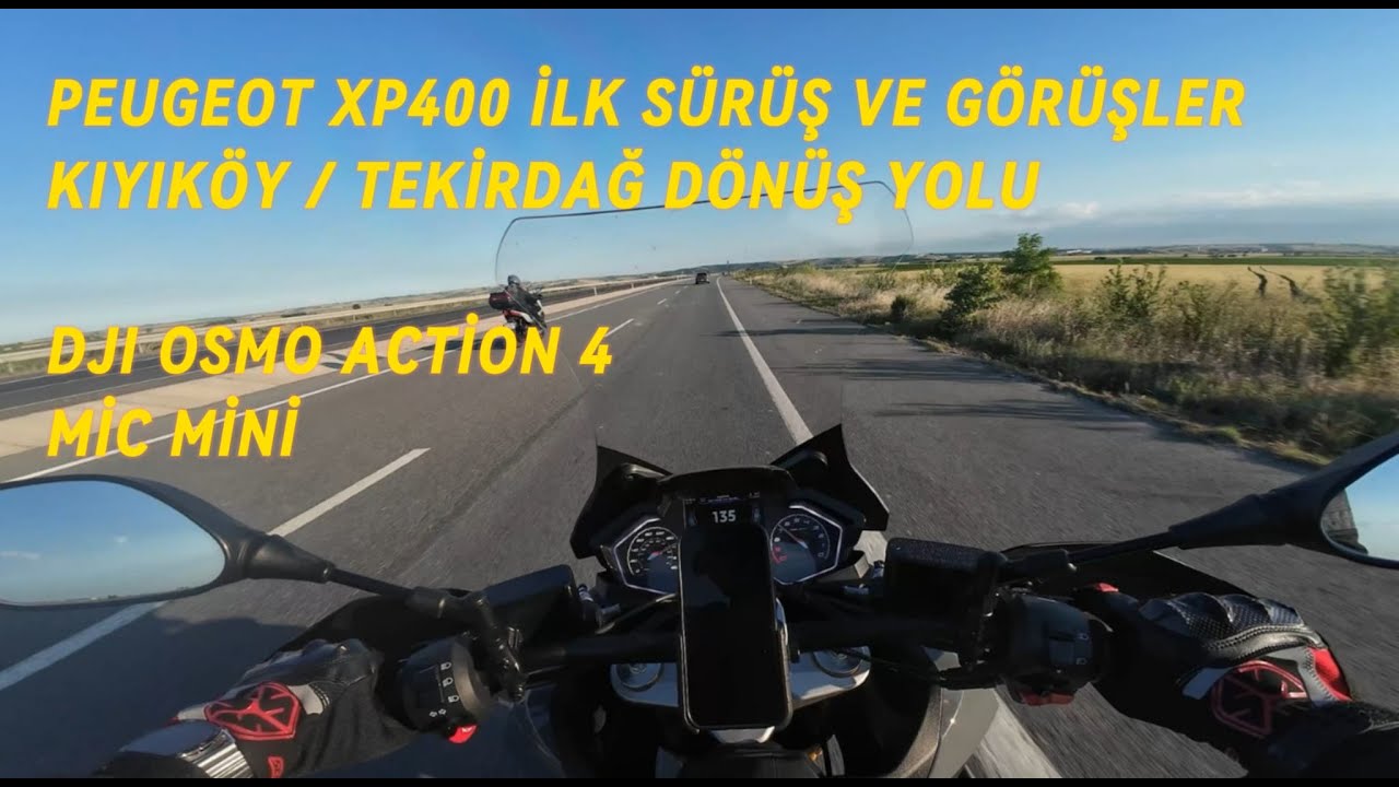 PEUGEOT XP400 İLK SÜRÜŞ VE GÖRÜŞLER - KIYIKÖY / TEKİRDAĞ DÖNÜŞ YOLU PART 2