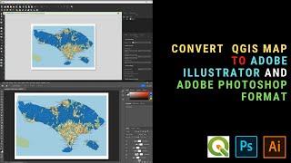 Convert QGIS Map to Adobe Illustrator and Adobe Photoshop