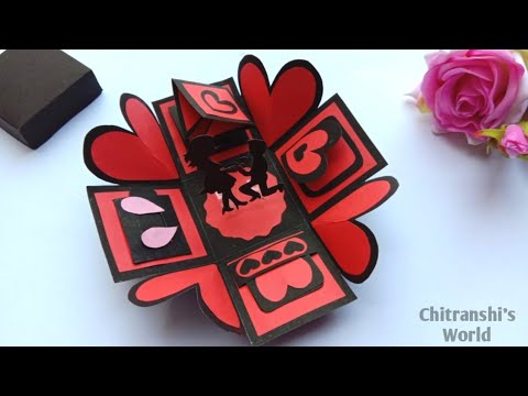Jinky's crafts & designs: valentine exploding box and card Valentine's Special Explosion Box | Valentines gift box | Valentines