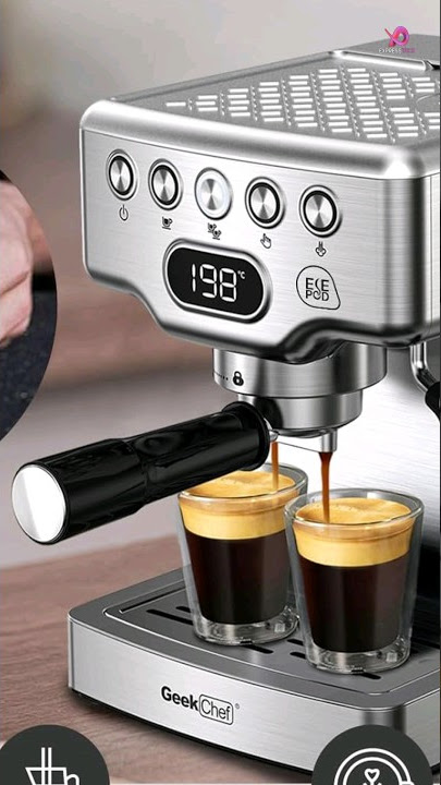 Mueller Premium Espresso Machine Coffee Maker with Milk Frother, Coffee  Grinder