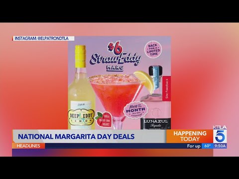 Heres Where Californians Can Get Discounted Margaritas For National Margarita Day