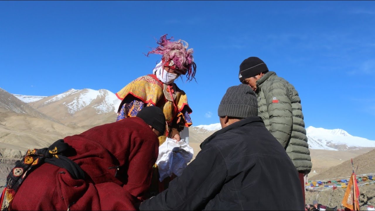 Gya village Oracle (lha rongtsan) Chagrang