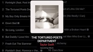 The Tortured Poets Department sounds F***ING AWESOME