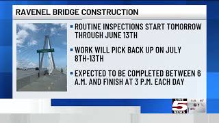 VIDEO: SCDOT: Ravenel Bridge to undergo routine inspections