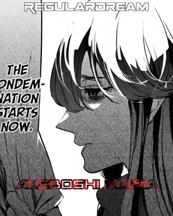 Maria Akeboshi Edit / Maria no Danzai / #marianodanzai #edit #manga ...