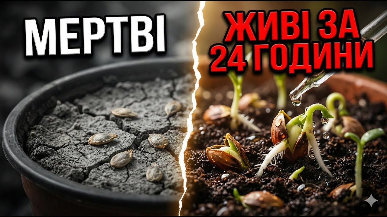 Насіння ЗІЙДЕ за 24 Години! Секретний РОЗЧИН Агрономів. Навіть МЕРТВЕ Насіння ПРОКИНЕТЬСЯ!