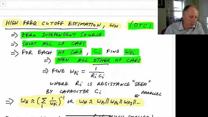 Analog Electronics 2 - Open/Short Circuit Time Constant Estimation (OTC/STC)