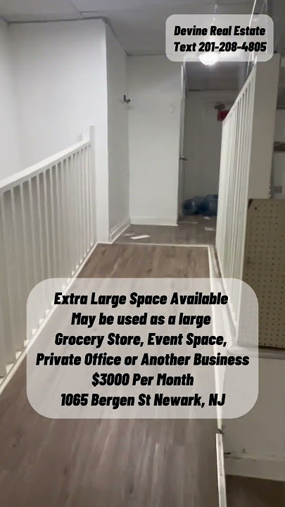 Large space available for lease in Newark,Nj #commercialrealestate #devinerealestate #smallbusiness