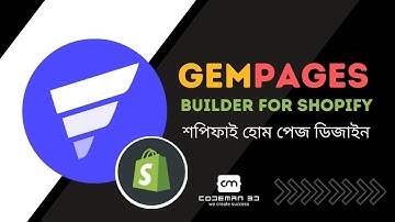Gempages Shopify Tutorial | Shopify Home Page Design