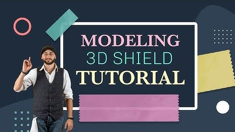 Metasequoia 4 Tutorial For Beginner Level 5 : How To Make 3D Shield#phionestudio#metasequoia4