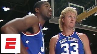 Magic Johnson, Larry Bird, Charles Barkley and more from 1986 charity game [rare footage] | ESPN