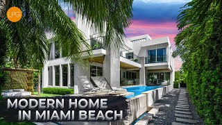 INSIDE A MODERN $ 7,500,000 WATERFRONT HOME IN NORMANDY ISLE, MIAMI BEACH