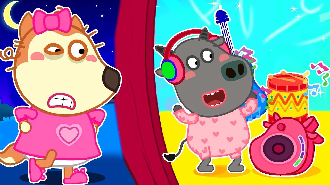 The Scary Noise | Sibling Play With Toys Song | Baby Songs & Nursery Rhymes by Wolfoo