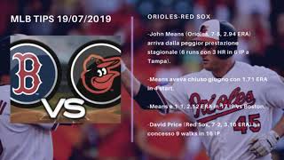 Sport usa news & tips (10 analisi mlb per il 19/07/2019)