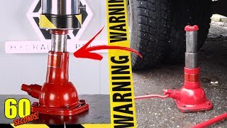 60 SECONDS Experiment - HYDRAULIC PRESS VS Spiral Jack | CRASH TEST