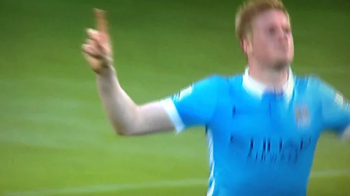 Kevin de Bruyne first ever goal for Manchester city