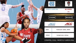 North Carolina vs No. 6 NC State | ACC | 2.22.24