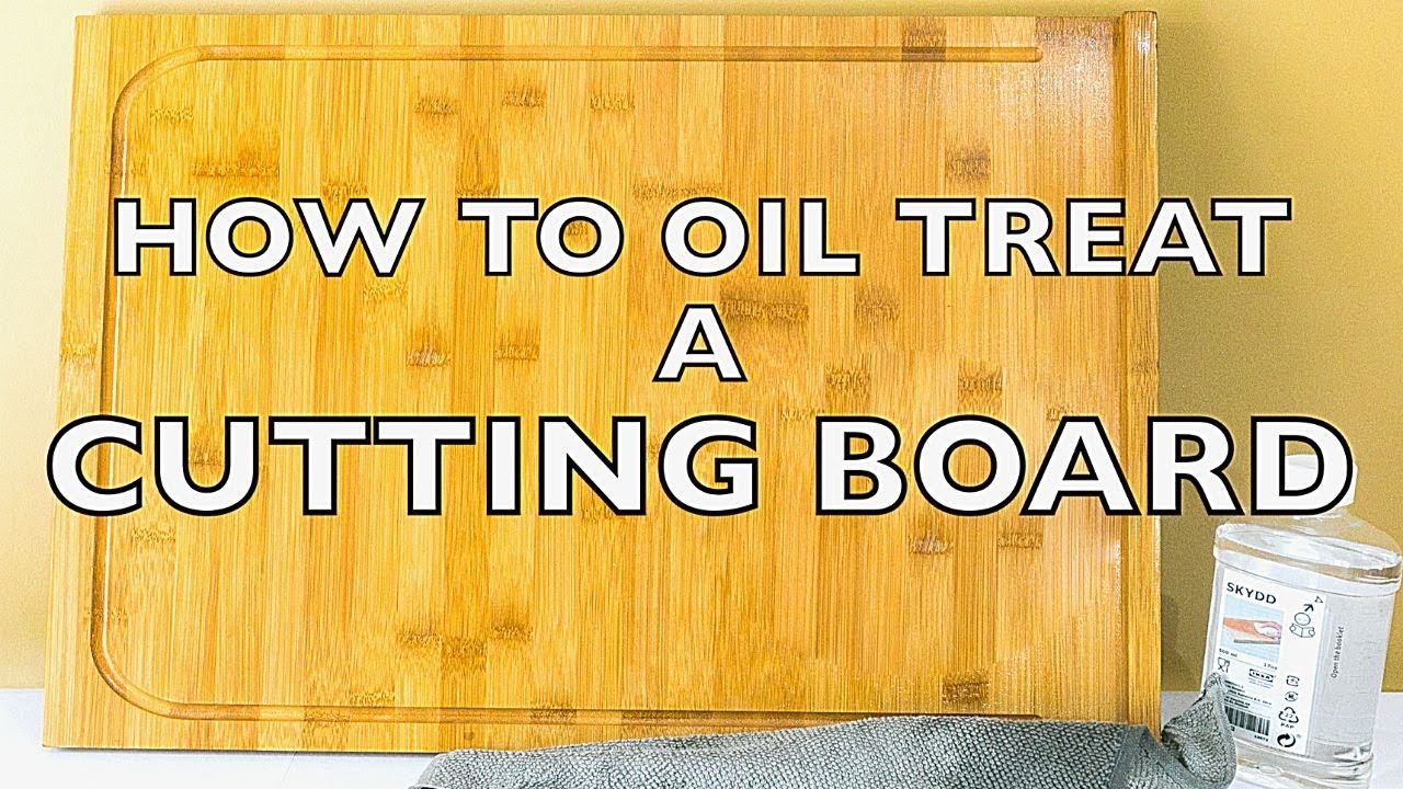 HOW TO TREAT WOOD CUTTING BOARD BOOS BLOCK LÄMPLIG BAMBOO CHOPPING BOARD YouTube