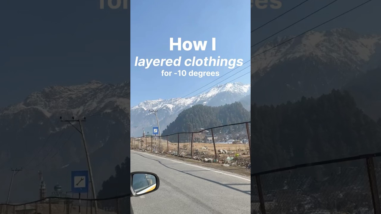 HOW I LAYERED CLOTHES FOR COLD WINTERS/ -10 degrees 🤩 
