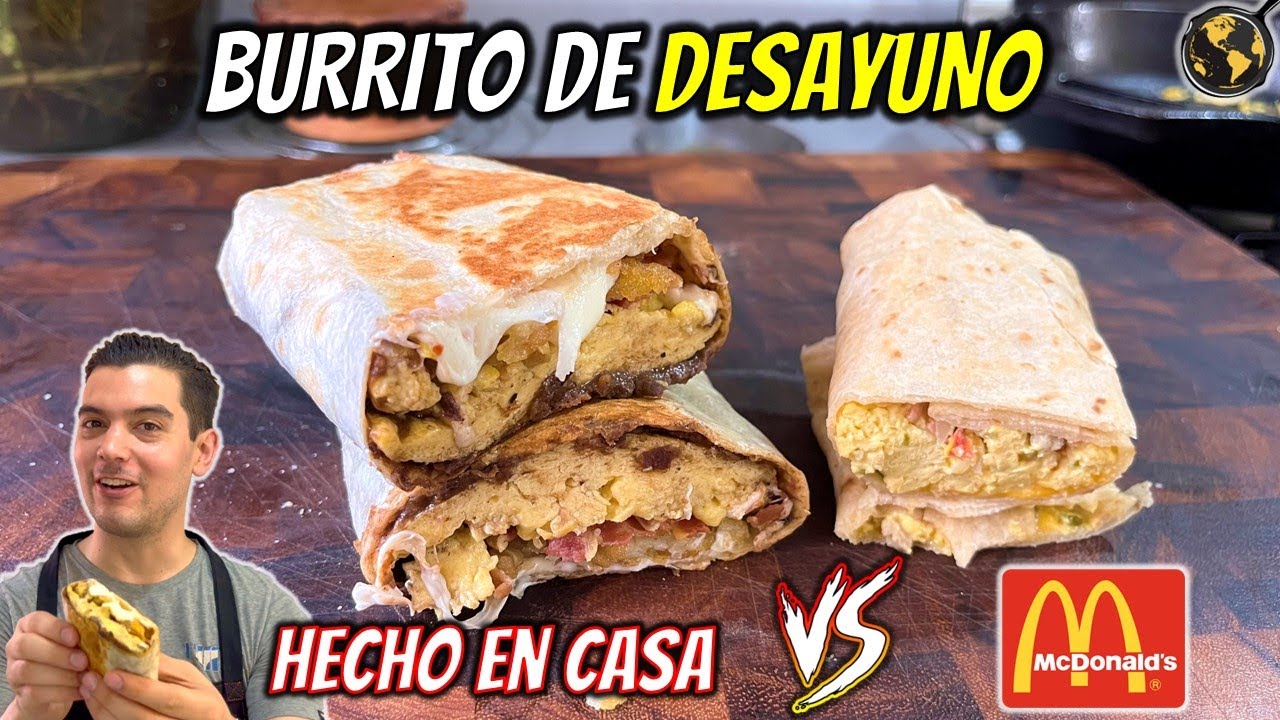 Estos BURRITOS de DESAYUNO me Cambiaron la Vida (mucho mejores que Mcdonalds!) YouTube