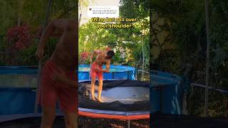 Sideflip tutorial on a trampoline #howto #tutorial #trampoline #sideflip #shorts