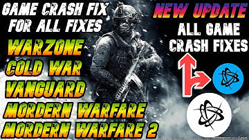 🎮COD: Warzone / Modern Warfare / Cold War / Vanguard - How To Fix, Crashing, PC CRASH Fix Guide 2022