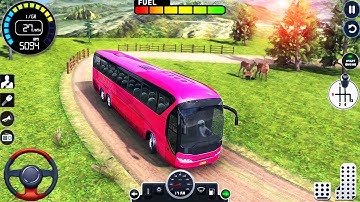 Mountain Climb Bus Racing 3D - Ultimate Offroad Bus Driving Simulator - Android GamePlay