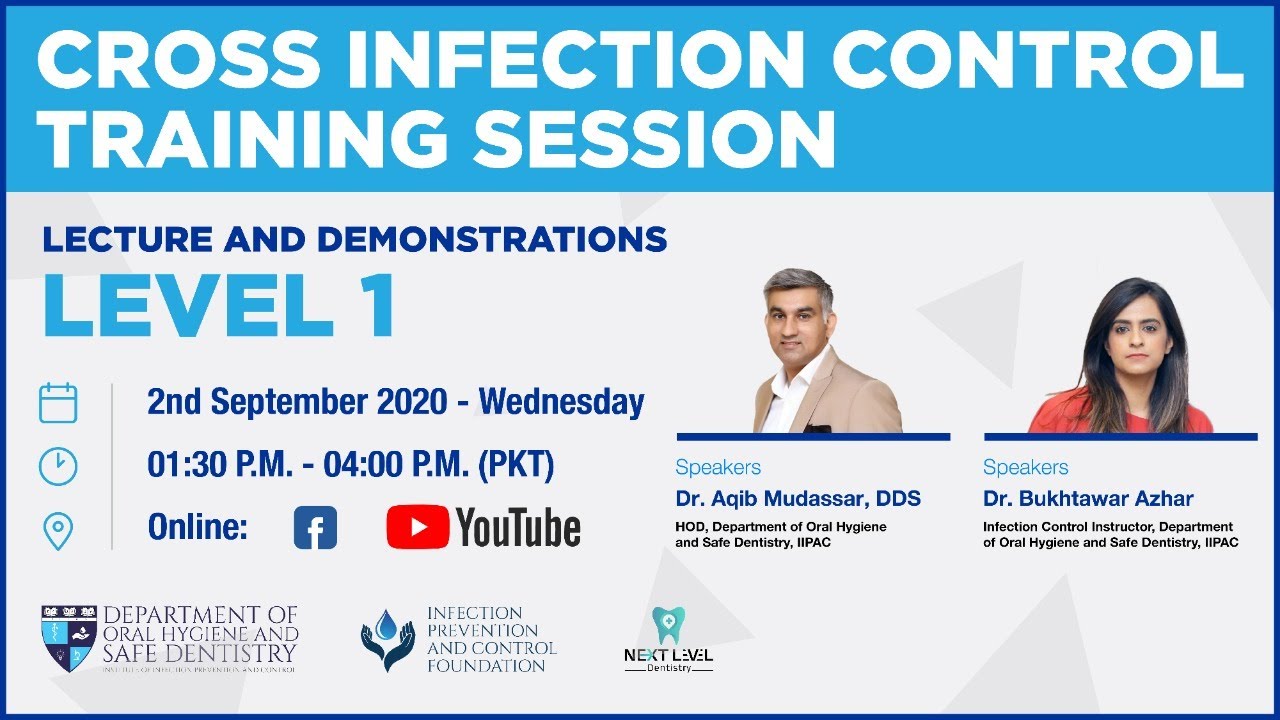 LEVEL 1 CROSS INFECTION CONTROL TRAINING SESSION - YouTube