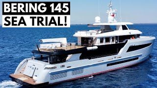 EXCLUSIVE TOUR! BERING 145 'HEEUS' SEA TRIAL FLAGSHIP HYBRID EXPLORER SUPERYACHT Expedition Yacht