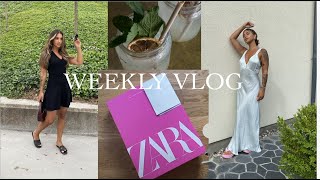 WEEKLY VLOG - Zara Sale Shopping, First Clubbing & Ice Latte at home