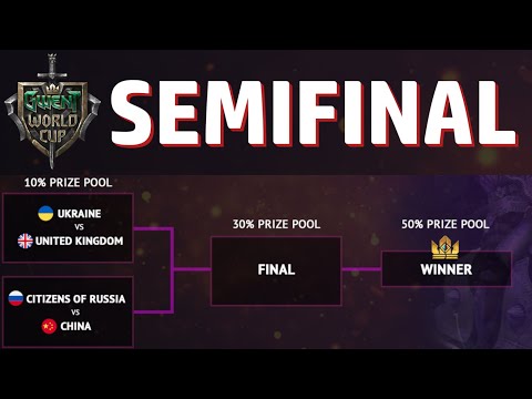 Видео: [LIVE] Полуфинал ЧМ по гвинту | Gwent World Cup Semifinal