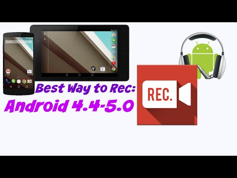 *BEST WAY* Record your Android Screen NO ROOT/COMPUTER (Android 5.0)
