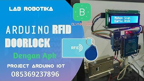 Pengaman Pintu IOT | rfid doorlcok dan Apk BLYNK