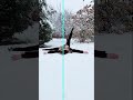 Magic Split In The Snow Results ❄️🌨✨ #tutorial #shorts