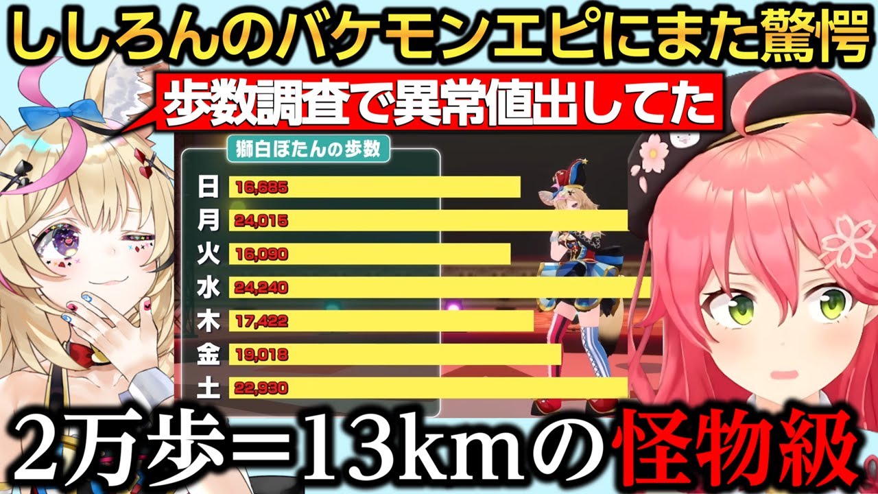 同期のポルカもバケモノと言い切るししろんのエピにまた驚愕するみこちとすいちゃんｗ【星街すいせい/さくらみこ/miComet/尾丸ポルカ/獅白ぼたん】