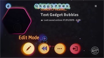Text gadget bubbles - Dreams PS4