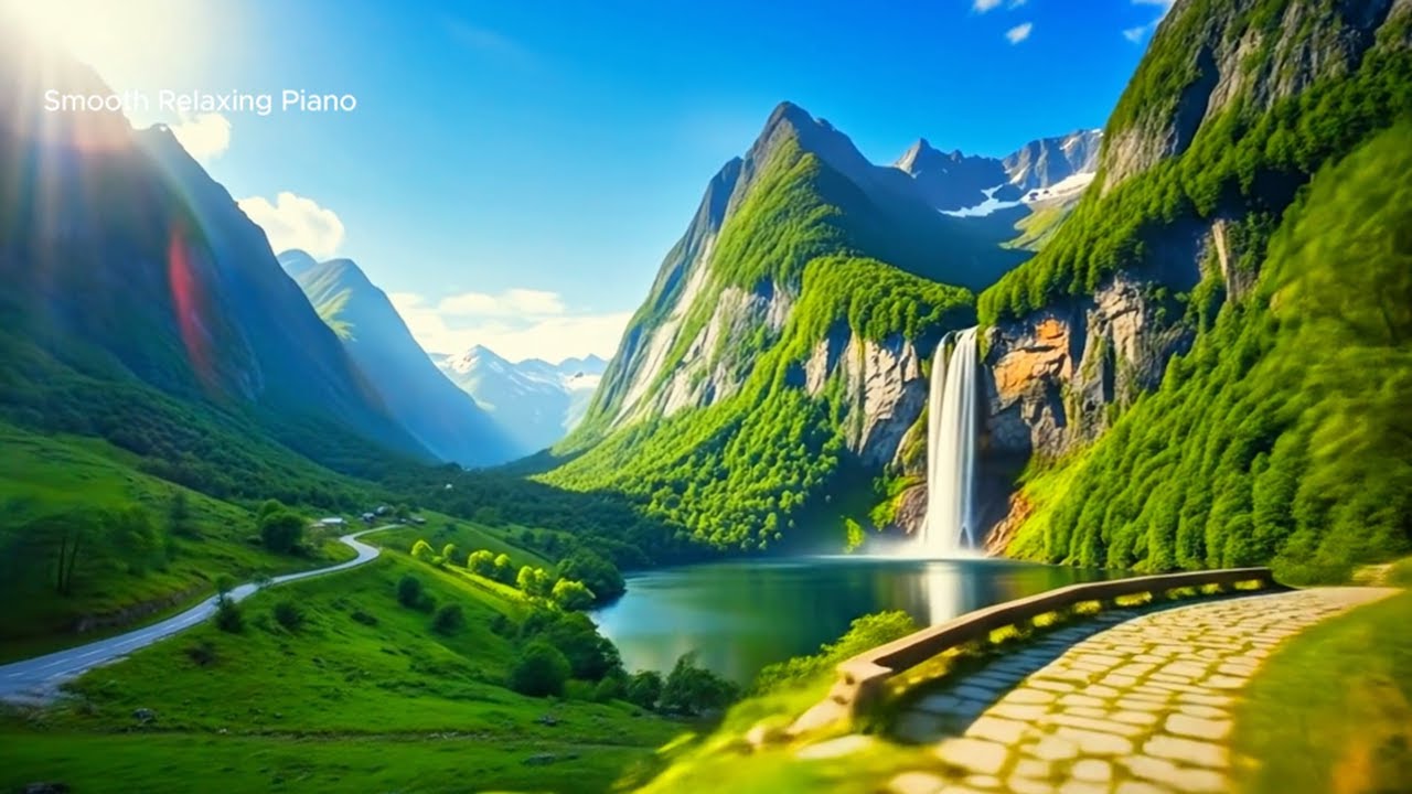 Relaxing Sleep Music and water Bamboo fountain sound relief stress and angry mood, calmful