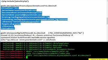 How To install PmWiki  wiki software  On OpenSUSE Leap 42.2