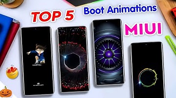 5 Best Boot Animation Themes Miui - Any Redmi, Xiaomi and Poco Device | Install Now -Without Root 🤩
