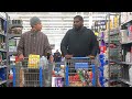 Guy in walmart buys  than gives all of his own groceries to homeless guy