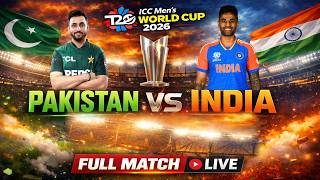 🔴 LIVE: Pakistan vs India Today Match | T20 World Cup 2026 | Latest Cricket Updates | Pak VS IND screenshot 1
