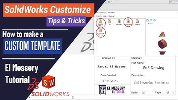 How To Make A CUSTOM Part/ Assembly/ Drawing Template in SolidWorks!