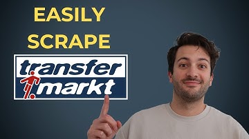 Cómo extraer datos de fútbol de TransferMarkt.com en Python