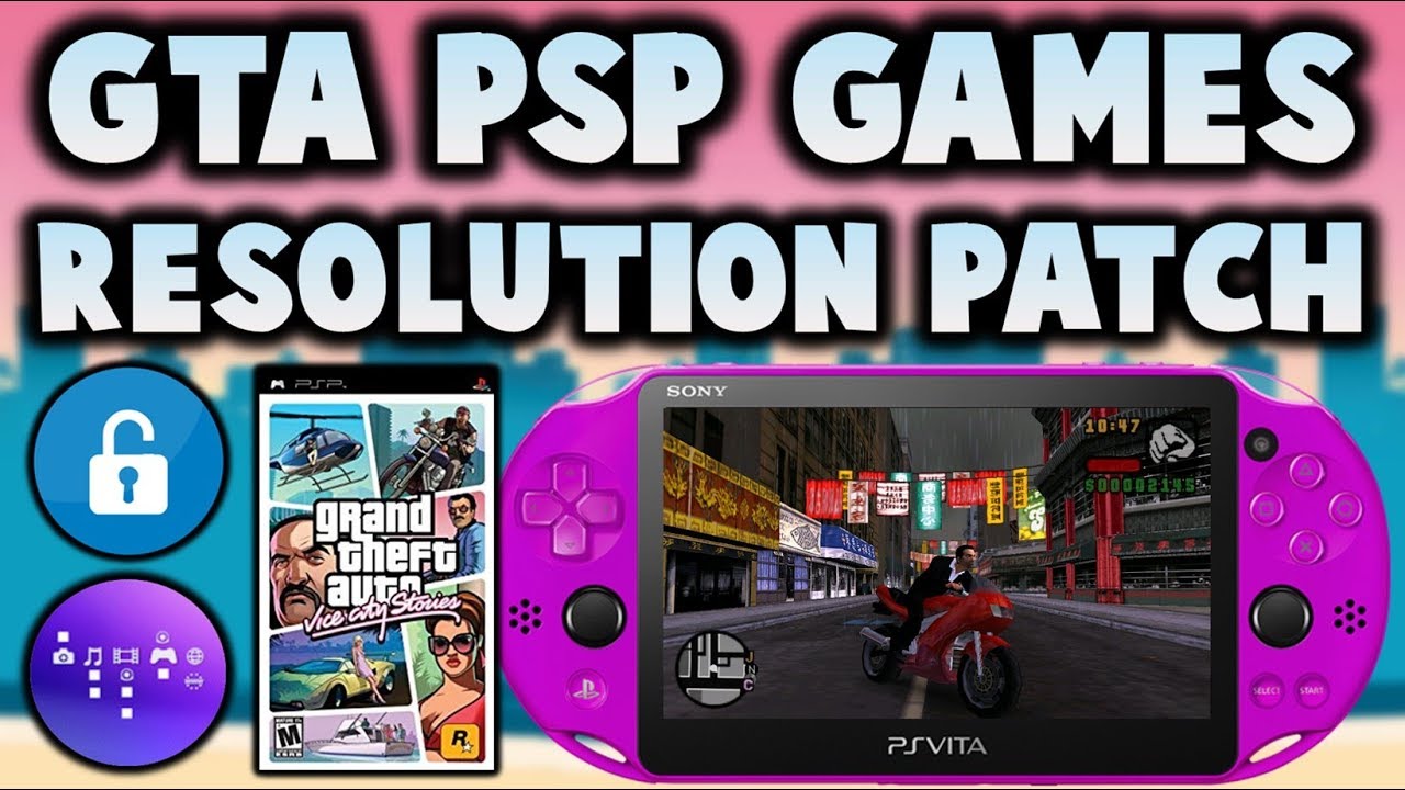 Ps Vita Gta Psp Games Native Resolution Patch Adrenaline 6 9 Youtube