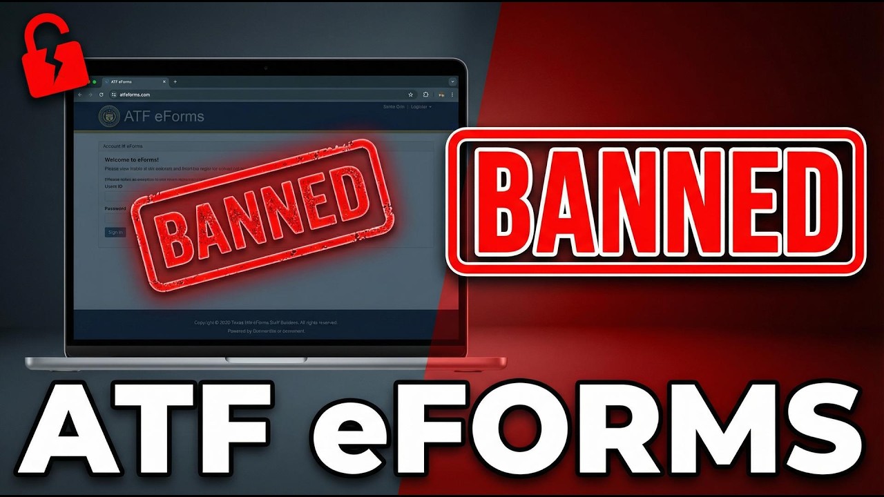 NEW LEAK: The ATF eForms Vulnerability That Got Gun Owners BANNED - YouTube
